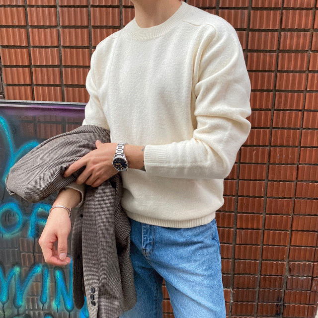 캐시미어공용니트스웨터, 남성봄가을겨울부드러운니트스웨터
