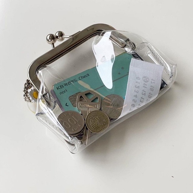 깔끔한투명파우치, 투명카드동전지갑